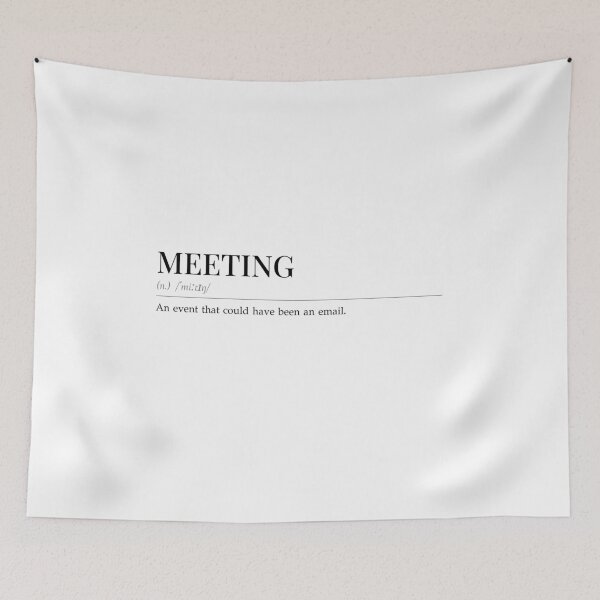 Item preview, Meeting Definition Office Humor Dictionary designed and sold by AVO-SOURCE.