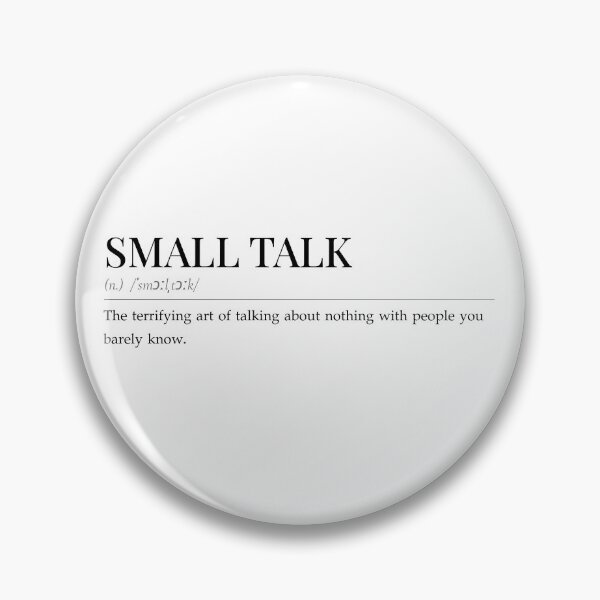 Item preview, Small Talk Definition Introvert Dictionary designed and sold by AVO-SOURCE.