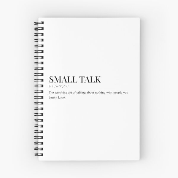 Item preview, Small Talk Definition Introvert Dictionary designed and sold by AVO-SOURCE.