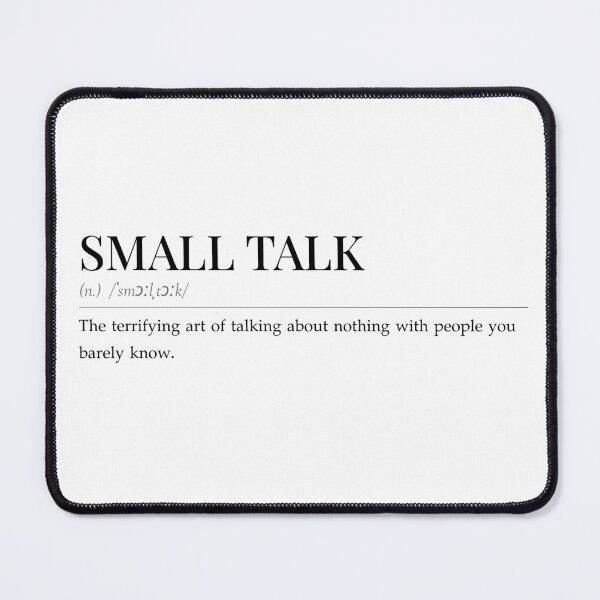 Item preview, Small Talk Definition Introvert Dictionary designed and sold by AVO-SOURCE.
