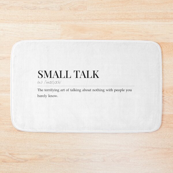 Item preview, Small Talk Definition Introvert Dictionary designed and sold by AVO-SOURCE.