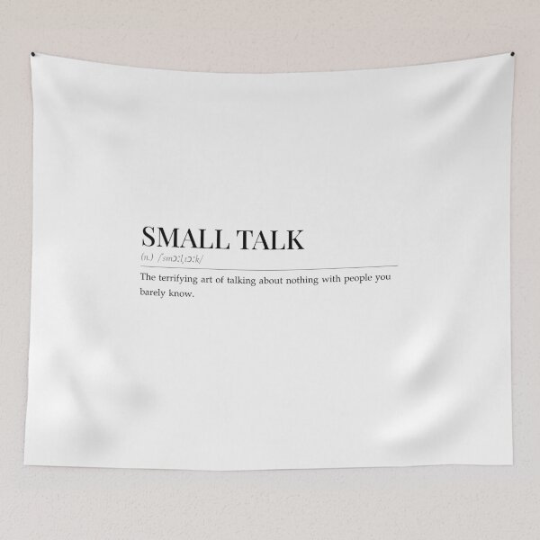 Item preview, Small Talk Definition Introvert Dictionary designed and sold by AVO-SOURCE.
