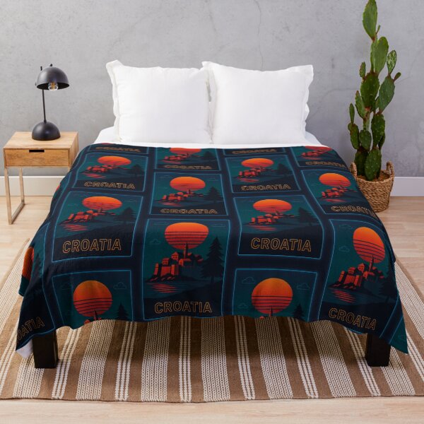 Item preview, Croatia Neon Travel designed and sold by Thistle-TShop.