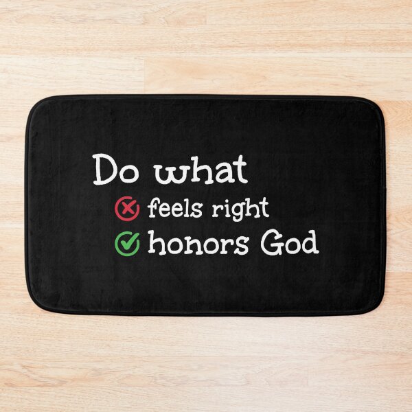 Item preview, Do What Honors God > Do What Feels Right – Christian Quote designed and sold by Verse & Vibes.