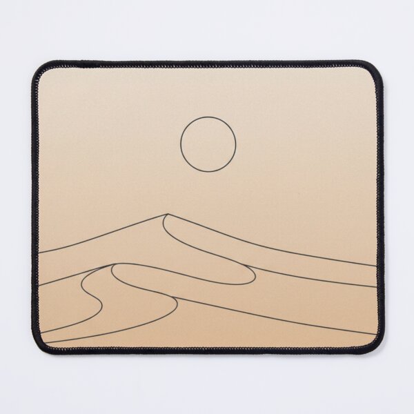 Item preview, Minimalist Desert Dune Line Art Sunset Landscape Design designed and sold by us-products.