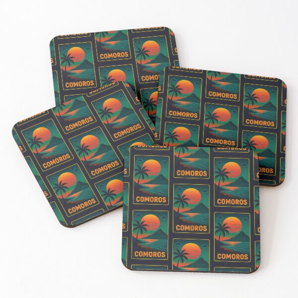 Item preview, Comoros Neon Travel designed and sold by Thistle-TShop.