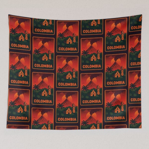 Item preview, Colombia Neon Travel designed and sold by Thistle-TShop.