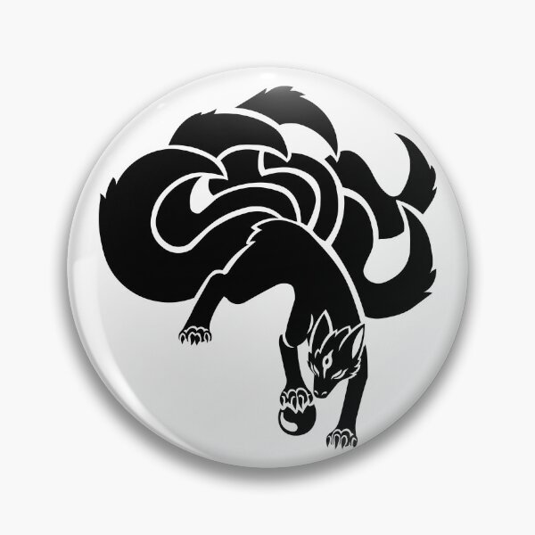Item preview, Guardian Black Kitsune designed and sold by virtualpaws.