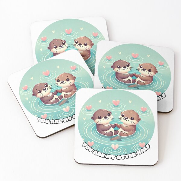 Item preview, You Are My Otter Half Love Pun designed and sold by MigNetZ.