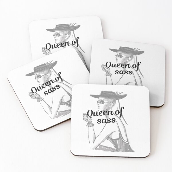 Item preview, Queen Of Sass Fashion Illustration Design For Confident Women designed and sold by Eclipse 3699.