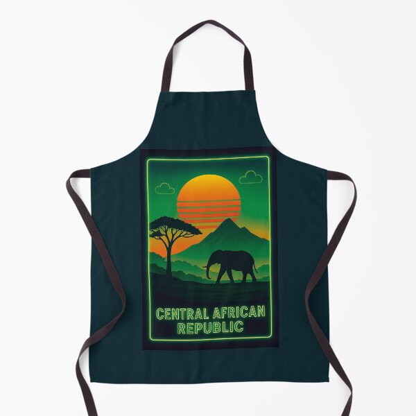 Item preview, Central African Republic Neon Travel designed and sold by Thistle-TShop.