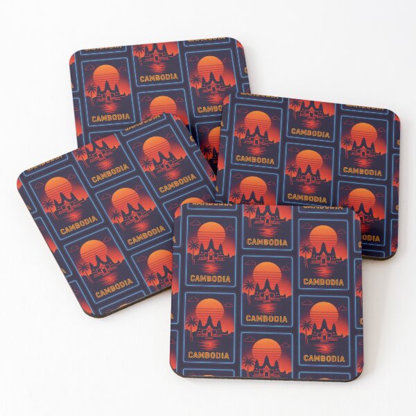 Item preview, Cambodia Neon Travel designed and sold by Thistle-TShop.