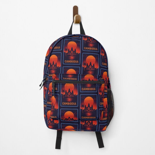 Artikelvorschau, Kambodscha Neon Travel entworfen und verkauft von Thistle-TShop.