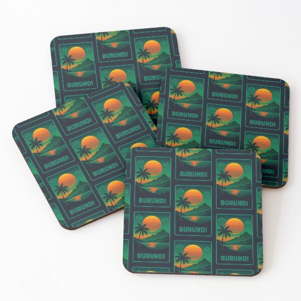 Item preview, Burundi Neon Travel designed and sold by Thistle-TShop.