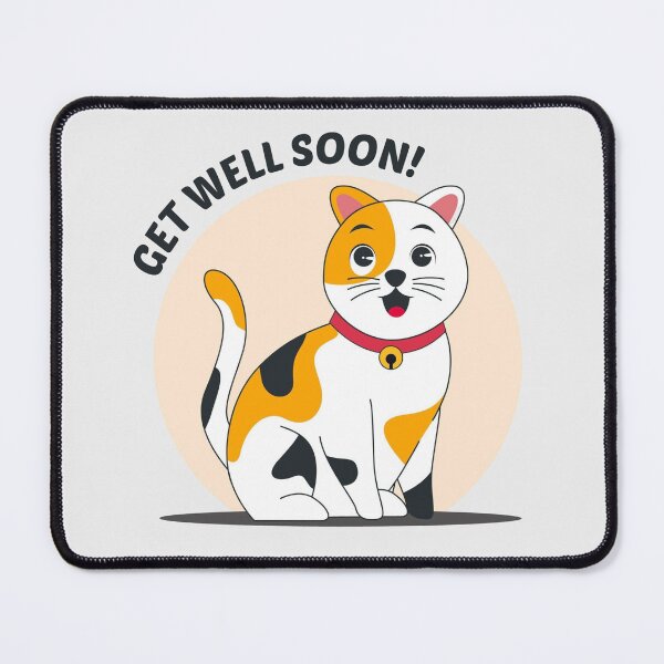 Item preview, Adorable Get Well Soon Kitty Art designed and sold by StreetVibe-IND.