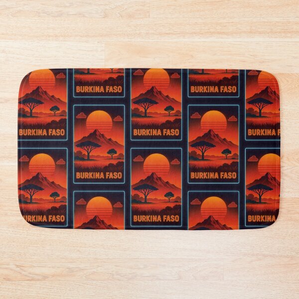 Item preview, Burkina Faso Neon Travel designed and sold by Thistle-TShop.