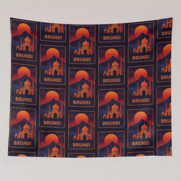Item preview, Brunei Neon Travel designed and sold by Thistle-TShop.