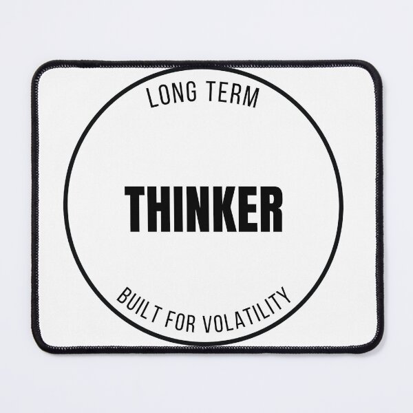 Item preview, LONG TERM THINKER – BUILT FOR VOLATILITY designed and sold by Conviction studio.