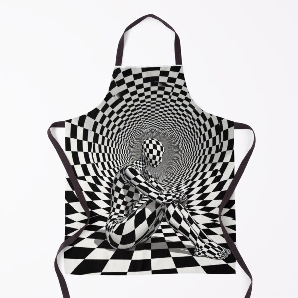 Item preview, Surreal Checkerboard Vortex Illusion designed and sold by PixelVibe782.