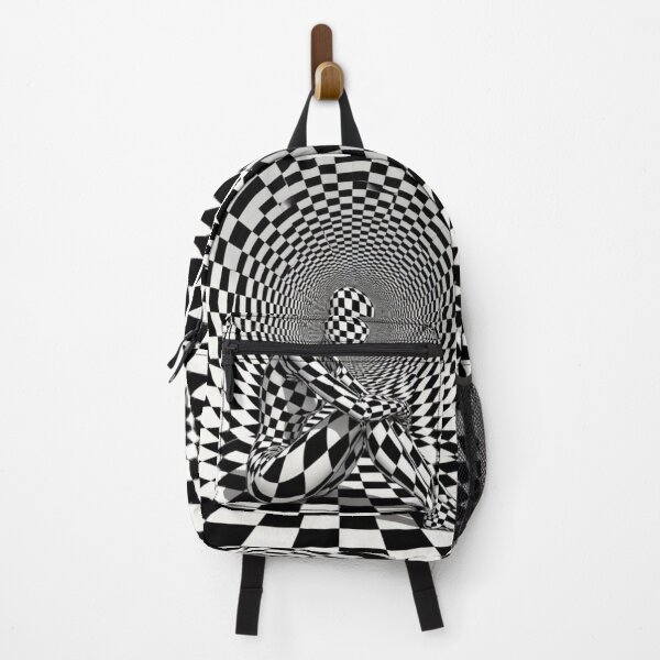 Item preview, Surreal Checkerboard Vortex Illusion designed and sold by PixelVibe782.