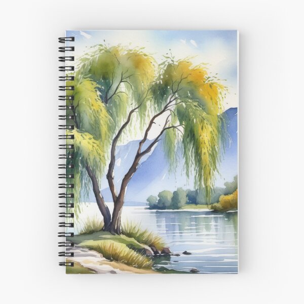 Item preview, Weeping willow in front of the Alps designed and sold by Kraftbaum.