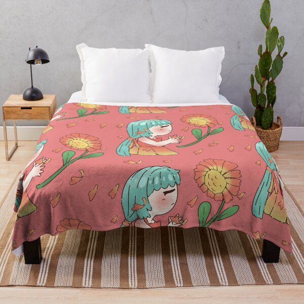 Item preview, Girl with Giant Flower designed and sold by Zmonz.