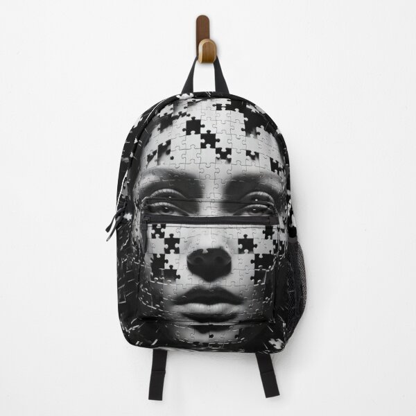 Item preview, Fragmented Identity Puzzle Portrait designed and sold by PixelVibe782.