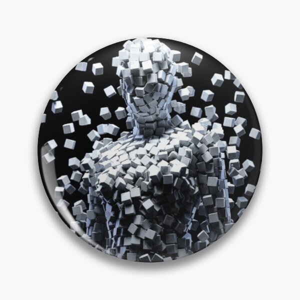 Item preview, Shattered Voxel Woman designed and sold by PixelVibe782.