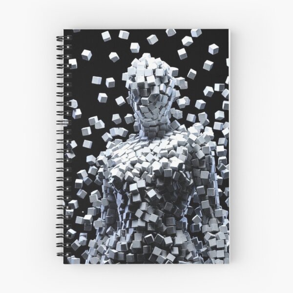 Item preview, Shattered Voxel Woman designed and sold by PixelVibe782.