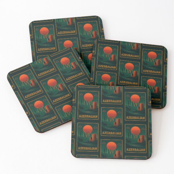 Item preview, Azerbaijan Neon Travel designed and sold by Thistle-TShop.
