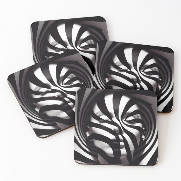 Item preview, Hypnotic Zebra Vortex Portrait designed and sold by PixelVibe782.