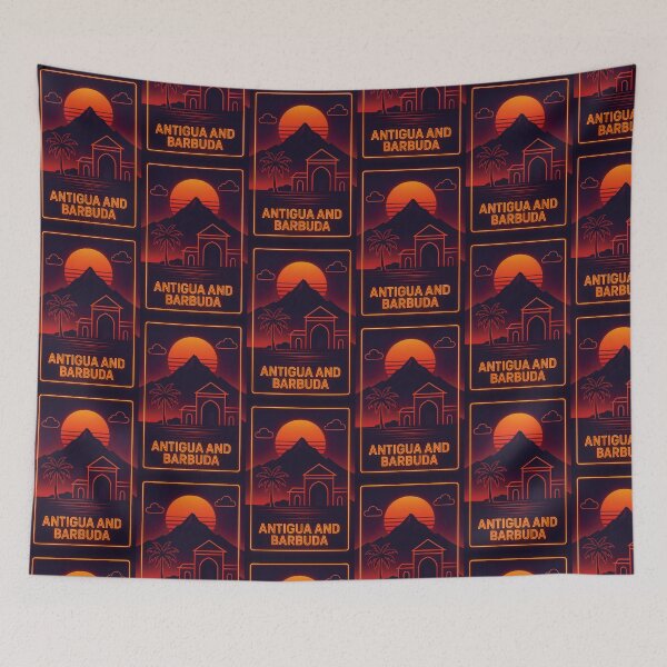 Item preview, Antigua and Barbuda Neon Travel designed and sold by Thistle-TShop.