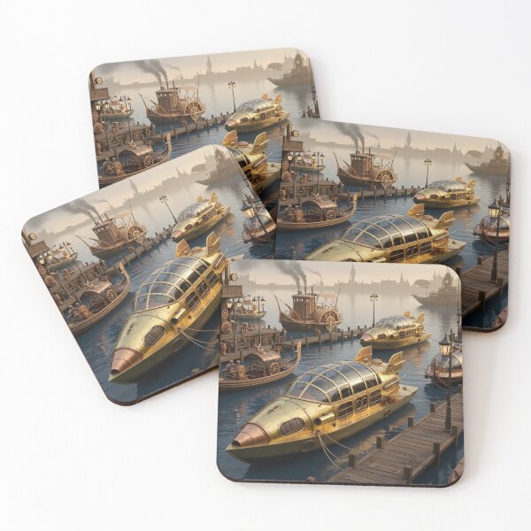 Item preview, Steampunk Marine Harbor designed and sold by AnimalAirtistry.