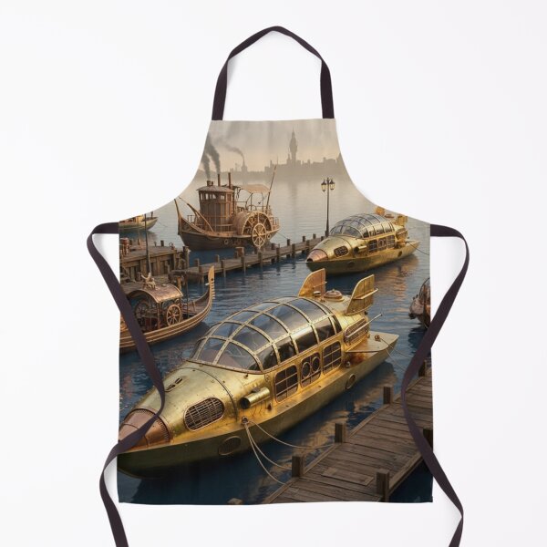 Item preview, Steampunk Marine Harbor designed and sold by AnimalAirtistry.