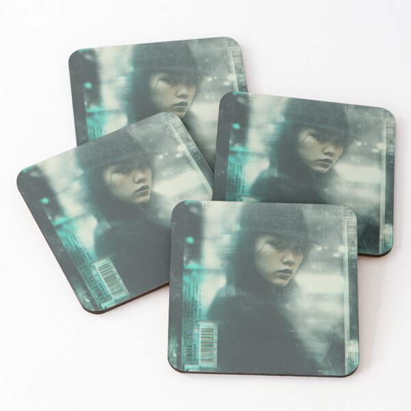 Item preview, Future Fashion Afterimage Liminal Dreampunk Glitch Portrait Art designed and sold by WartonnoArt.