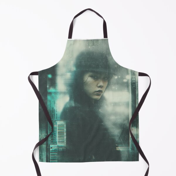 Item preview, Future Fashion Afterimage Liminal Dreampunk Glitch Portrait Art designed and sold by WartonnoArt.
