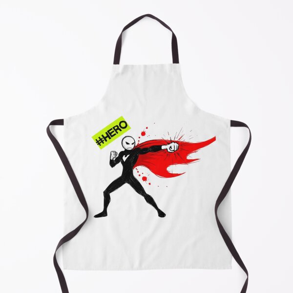 Item preview, Dark Hero Silhouette – Red Cape Justice Punch designed and sold by Unwrapfashion.