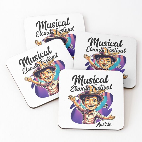 Item preview, Musical Elevate Festival Austria T-Shirt | Colorful Music Note Festival Design | Music Lover Graphic Tee & Sticker designed and sold by Sushikidsntod.