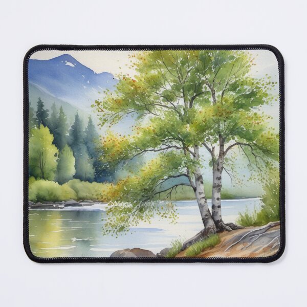 Item preview, Birch tree by the river designed and sold by Kraftbaum.