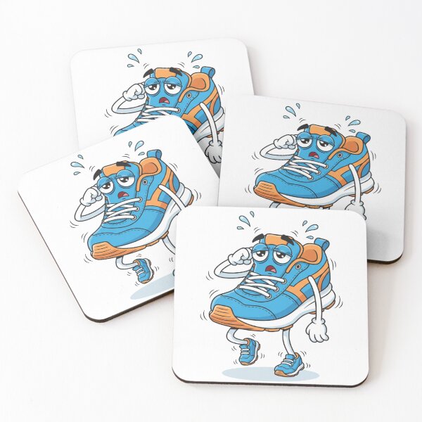 Item preview, Funny Tired Running Shoe Cartoon Art designed and sold by PriyankaSonara.