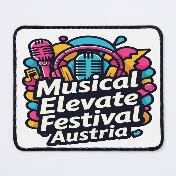 Item preview, Musical Elevate Festival Austria T-Shirt | Retro Microphone Music Festival Design | DJ & Concert Lover Graphic Tee and Stickers designed and sold by Sushikidsntod.