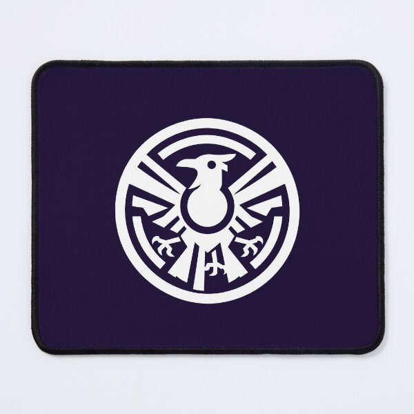 Item preview, Letter Y Monogram - Yatagarasu Crow Samurai Crest (White on Dark) designed and sold by ZenCircle.