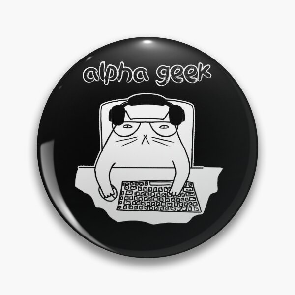 Artikelvorschau, Alpha-Geek-Katze entworfen und verkauft von eri-morie.