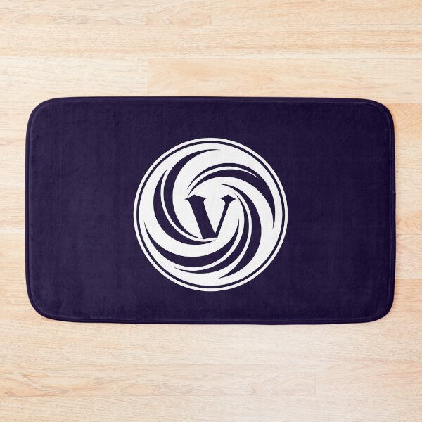 Item preview, Letter V Monogram - Vortex Samurai Crest (White on Dark) designed and sold by ZenCircle.
