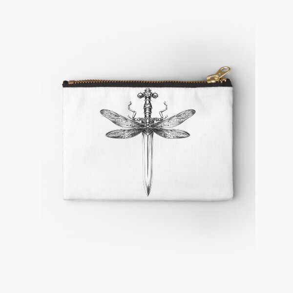 Item preview, Dragonfly Sword – Dark Gothic Fantasy Insect Blade Illustration designed and sold by inkoutninja.
