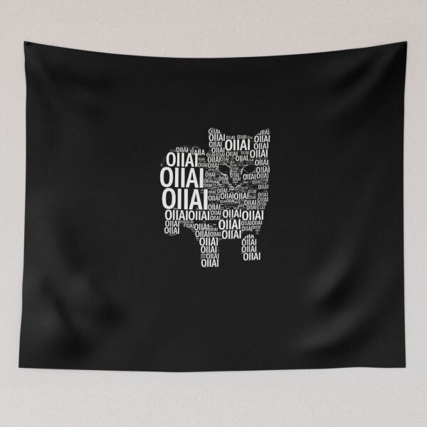 Item preview, OIIAI Cat Typography Word Cloud Silhouette designed and sold by PopStars1993.