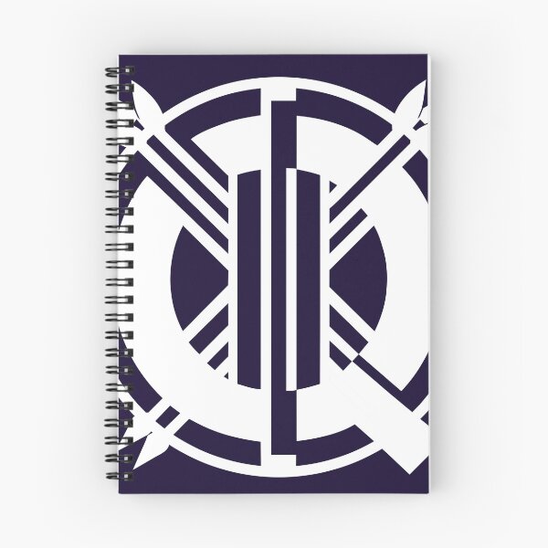 Item preview, Letter Q Monogram - Quiver Samurai Crest (White on Dark) designed and sold by ZenCircle.