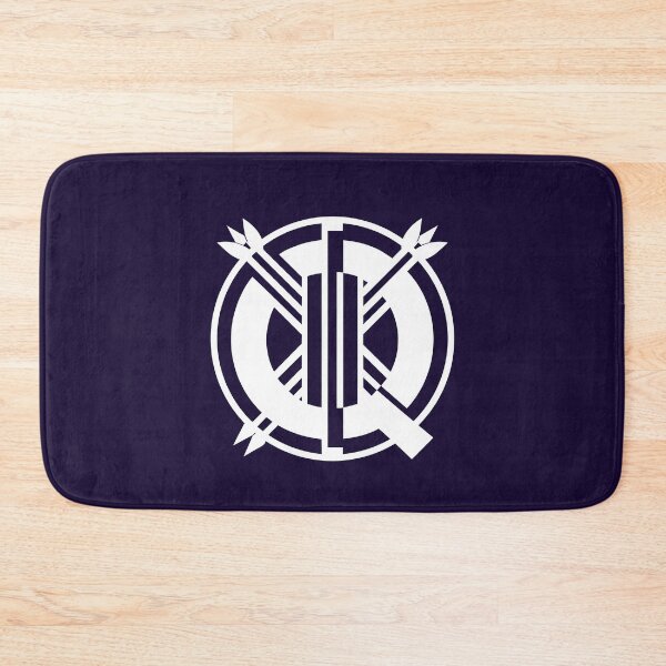 Item preview, Letter Q Monogram - Quiver Samurai Crest (White on Dark) designed and sold by ZenCircle.