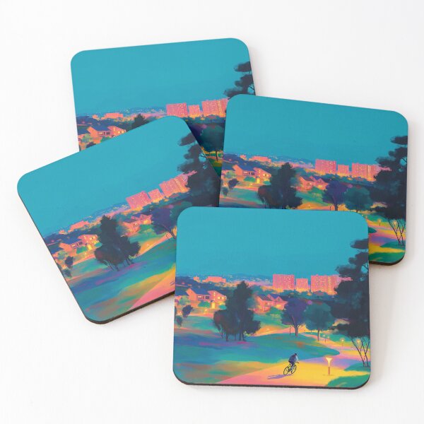 Item preview, Cycling at city night  designed and sold by Present Sense Studio.