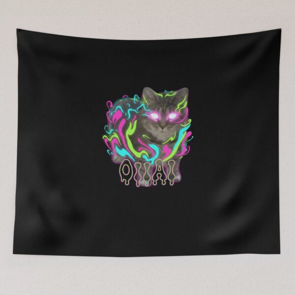 Item preview, OIIAI Cat Renard Monster Psychedelic Flame designed and sold by PopStars1993.